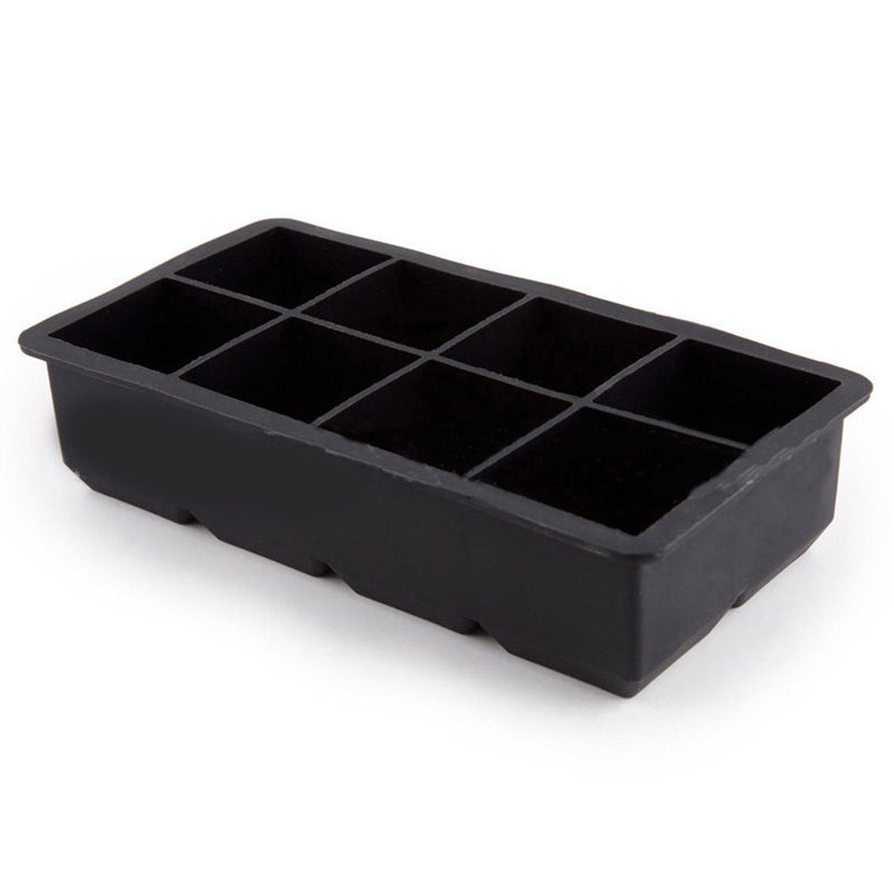 Deep Ice Grid Silicone Ice Mold – 8 Large Cubes, Food-Grade & Durable - Cook Lux