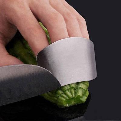 Stainless Steel Finger Guard: Safeguard Your Fingers in the Kitchen - Cook Lux
