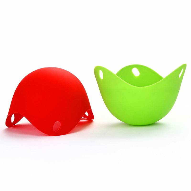 Set of 4 Non-Stick Silicone Egg Poachers for Microwave, Air Fryer, Stovetop - BPA-Free Kitchen Gadgets for Perfectly Poached Eggs - Cook Lux