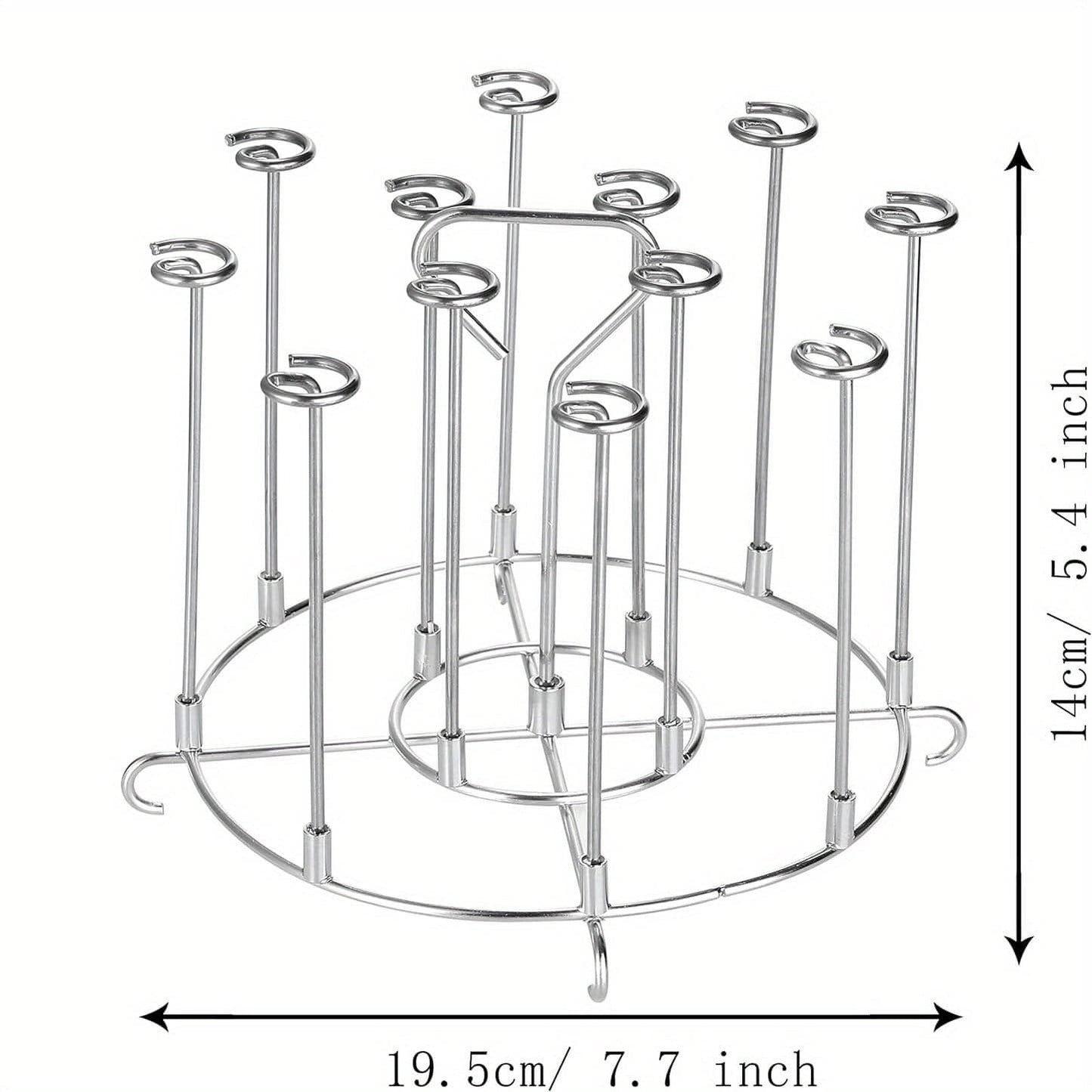 Silver metal grill rack with no sharp edges