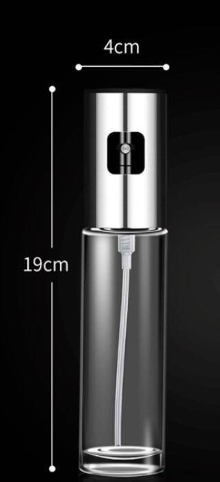 Sleek Glass Oil Spray Bottle | Precise Misting for Healthier Cooking - Cook Lux