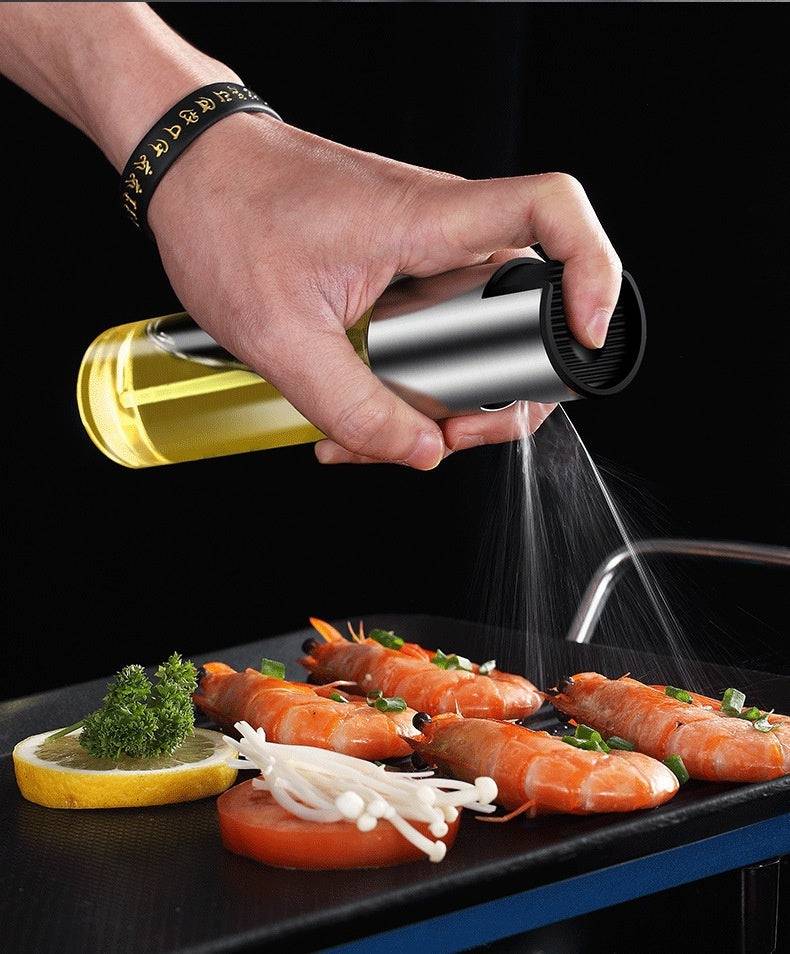 Sleek Glass Oil Spray Bottle | Precise Misting for Healthier Cooking - Cook Lux
