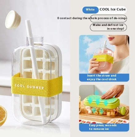 Eco-friendly instant ice maker with straw UK