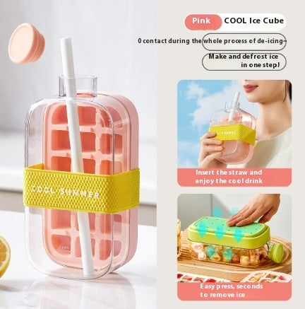 Portable cooling cup for iced coffee and smoothies