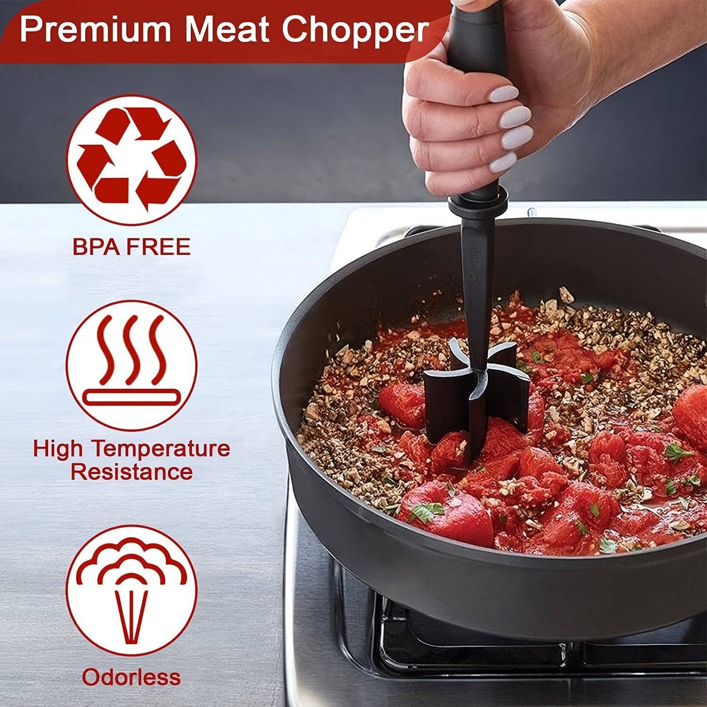 Multifunctional Meat Chopper for Shredding Beef