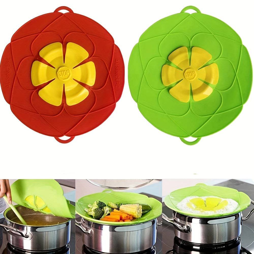 Universal fit silicone flower pot cover with hanging hole for easy storage"