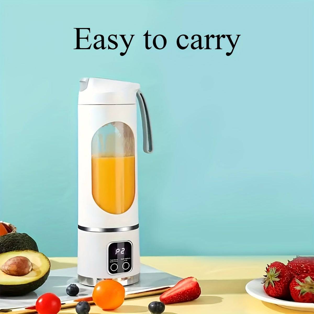 Portable USB-Rechargeable Blender for Fresh Juices and Smoothies – Compact, BPA-Free, Powerful Mini Blender for Travel & Fitness - Cook Lux