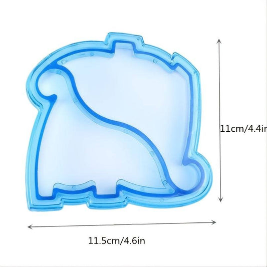 Mold and Sandwich Ready – "Create fun, dinosaur-shaped sandwiches in seconds using this sandwich mold."