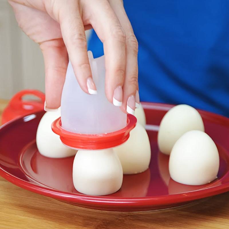 2-Pack Silicone Egg Poachers - Non-Stick Egg Cookers for Perfect Poached Eggs, Dishwasher Safe & Versatile - Cook Lux