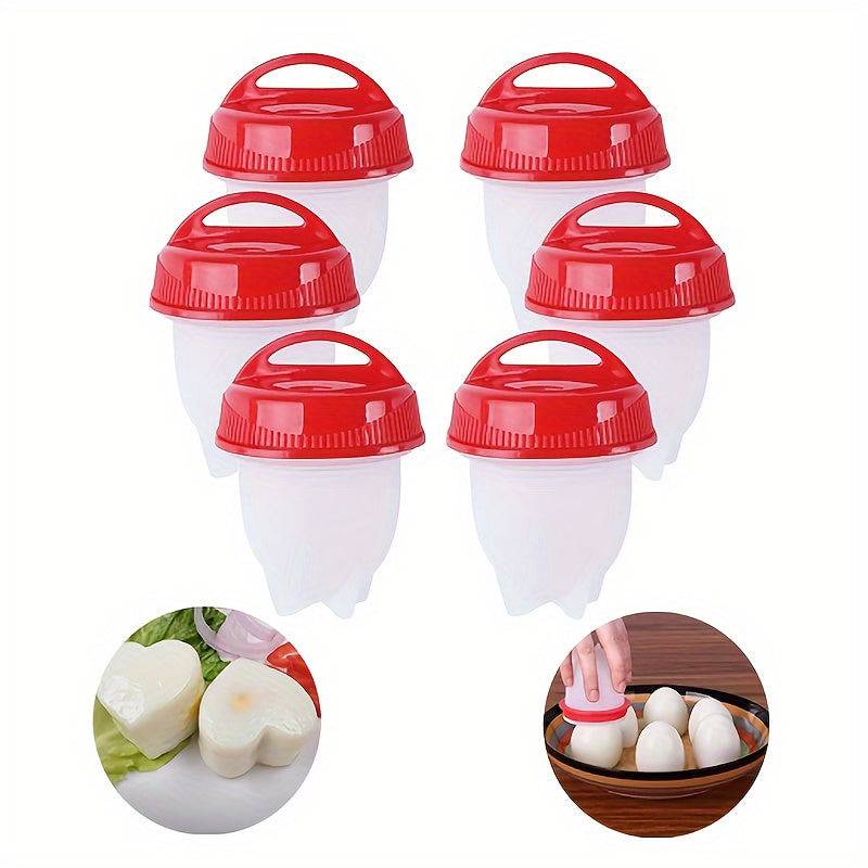 2-Pack Silicone Egg Poachers - Non-Stick Egg Cookers for Perfect Poached Eggs, Dishwasher Safe & Versatile - Cook Lux
