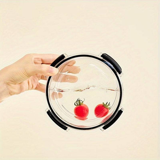 Borosilicate glass food containers with airtight lids