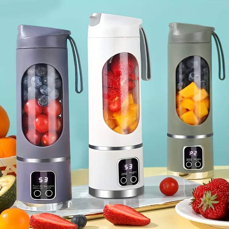 Portable USB-Rechargeable Blender for Fresh Juices and Smoothies – Compact, BPA-Free, Powerful Mini Blender for Travel & Fitness - Cook Lux