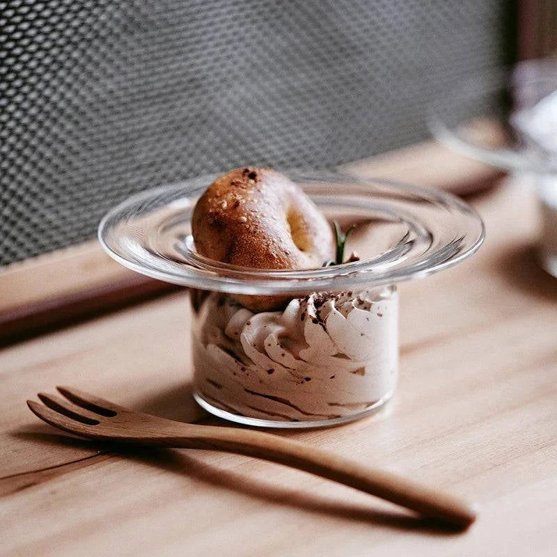 clear borosilicate dessert bowl- Cook Lux