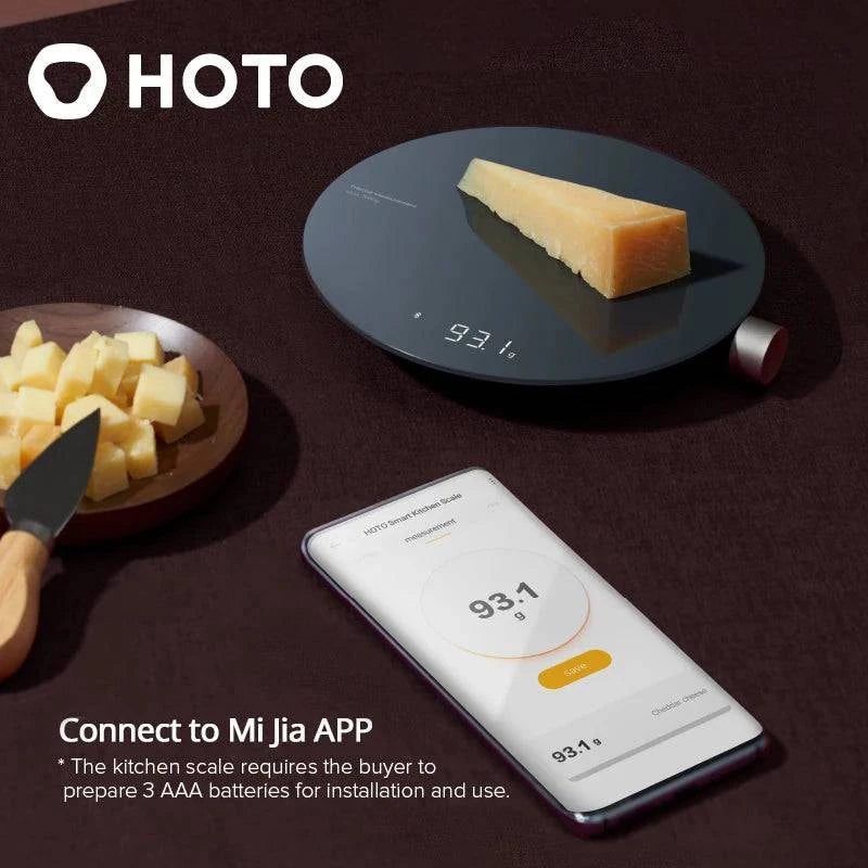 High-precision digital kitchen scale for accurate ingredient measurements