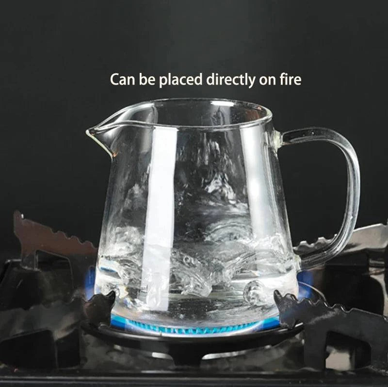 Heat-Resistant Clear Glass Teapot with Handle - Cook Lux