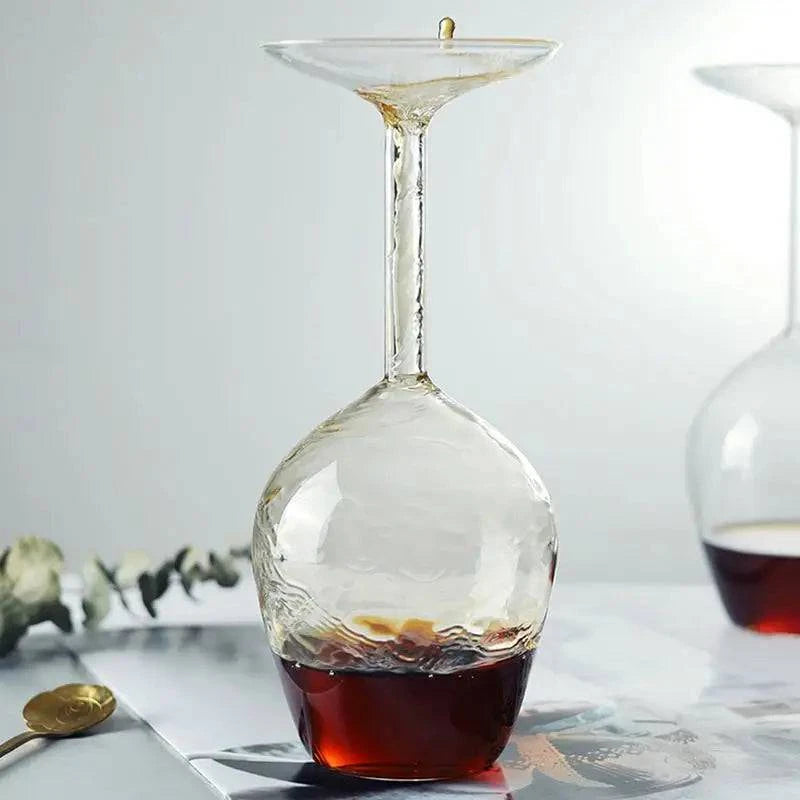 Upside Down Wine Glass - Unique and Stylish Cocktail Glass - Cook Lux