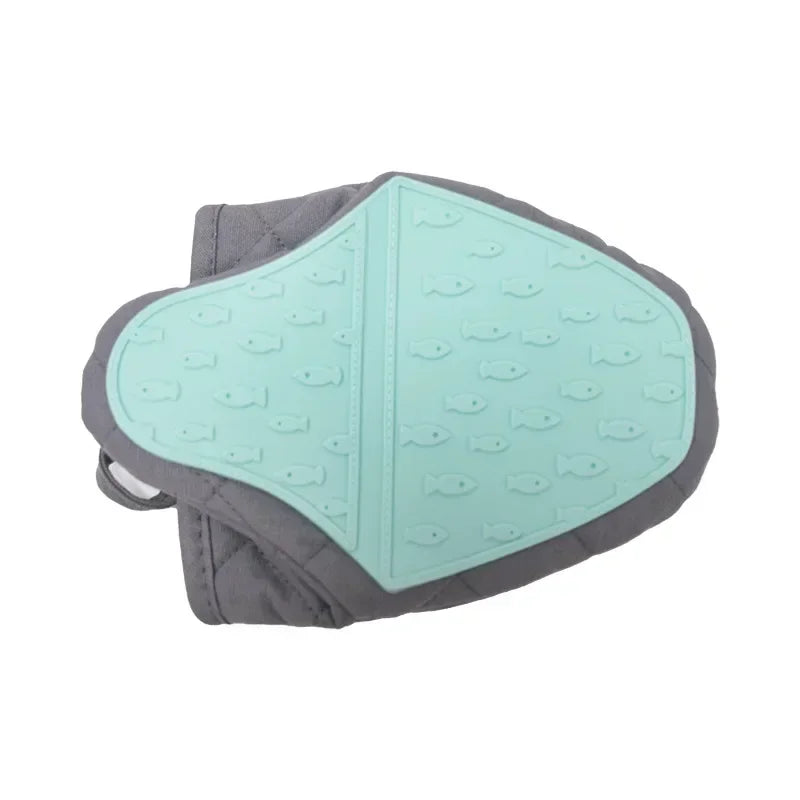 Heat-Resistant Kitchen Anti-Scalding Silicone Glove Slip-Resistant & Durable
