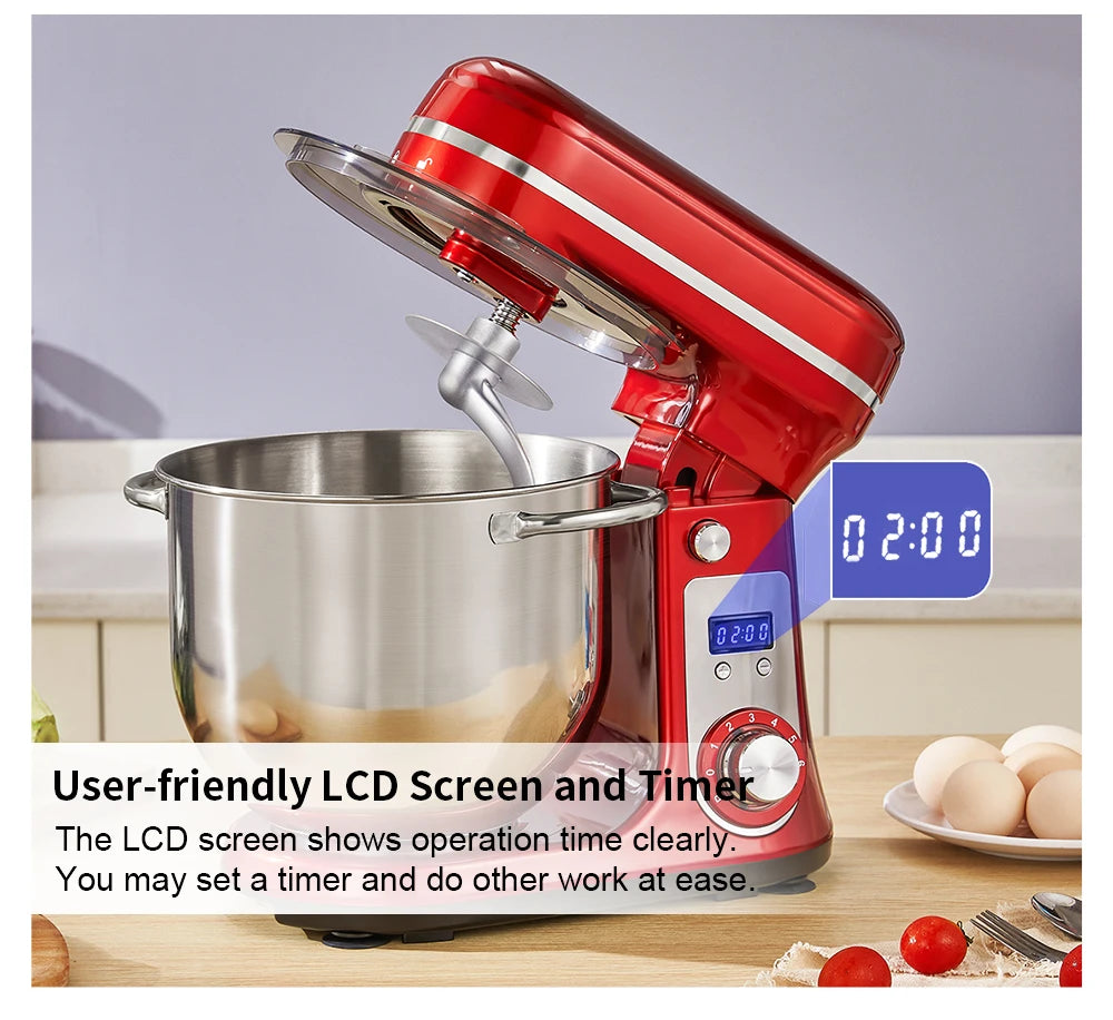 BioloMix professional stand mixer with led timer