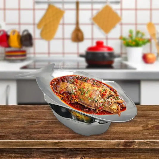 Premium non-stick fish grill set, cooking fish with elegance.