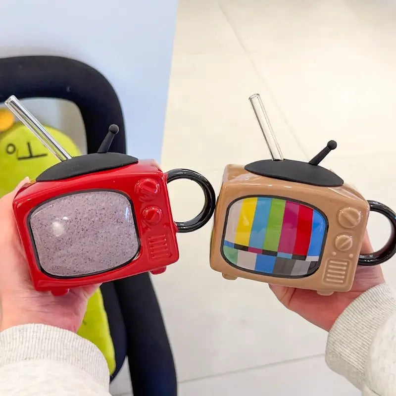 Indulge in Nostalgic Charm with Our TV Mug - Cook Lux