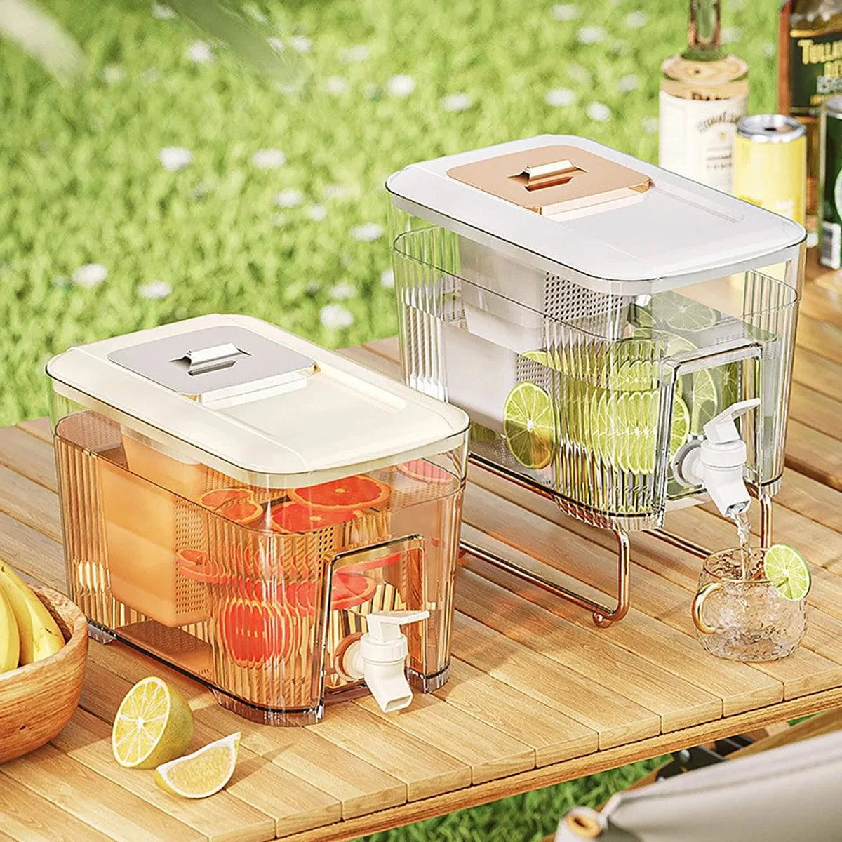 Durable 6L refrigerator water jug for home and office