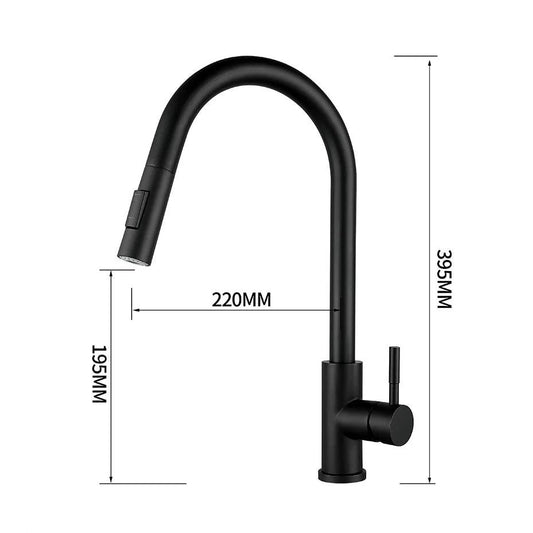Smart Touch Kitchen Faucet - Crane Design with Sensor Technology - Cook Lux
