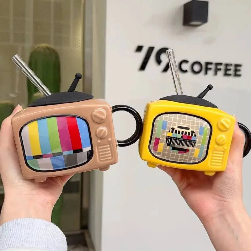 Indulge in Nostalgic Charm with Our TV Mug - Cook Lux
