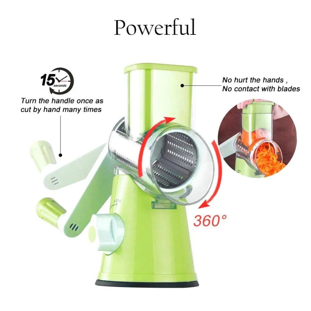 Manual Rotary Grater - Versatile Kitchen Tool - Cook Lux