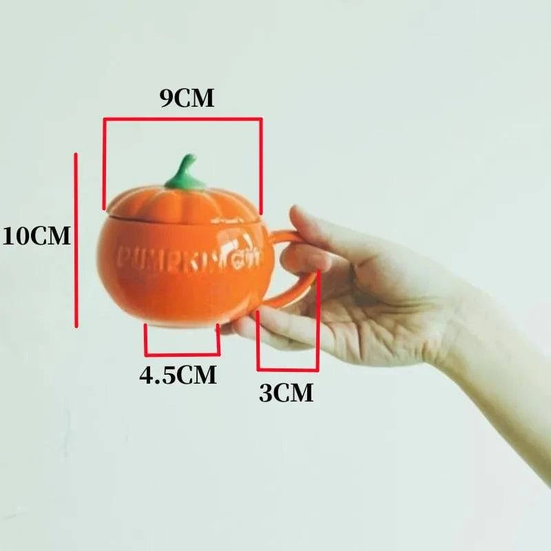 Pumpkin Ceramic Cup - Cozy and Stylish Breakfast Companion - Cook Lux