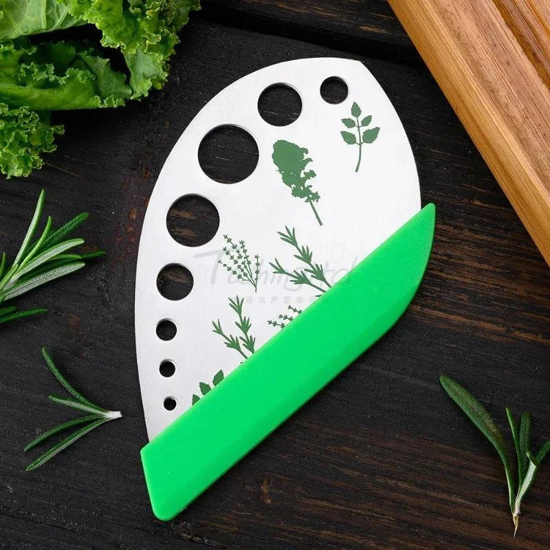 Compact, dishwasher-safe herb stripper tool with multi-sized holes for versatile kitchen use