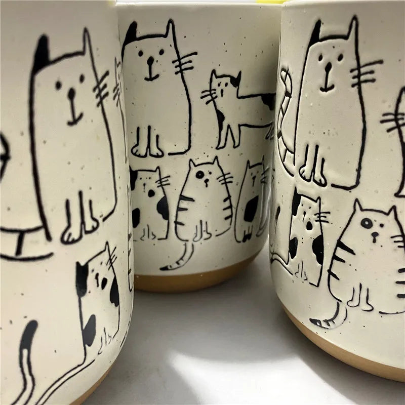 Elegant Ceramic Coffee Mug – Modern European Handgrip Design