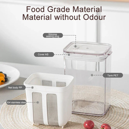 Greek Yogurt Maker Yogurt Filter Stainless Steel Strainer Whey Separation Tools Cheese Moisture Seperator Kitchen Accessories - Cook Lux