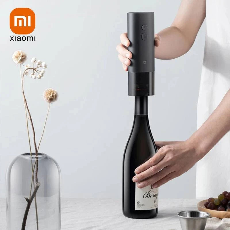 Portable electric wine opener for home and travel