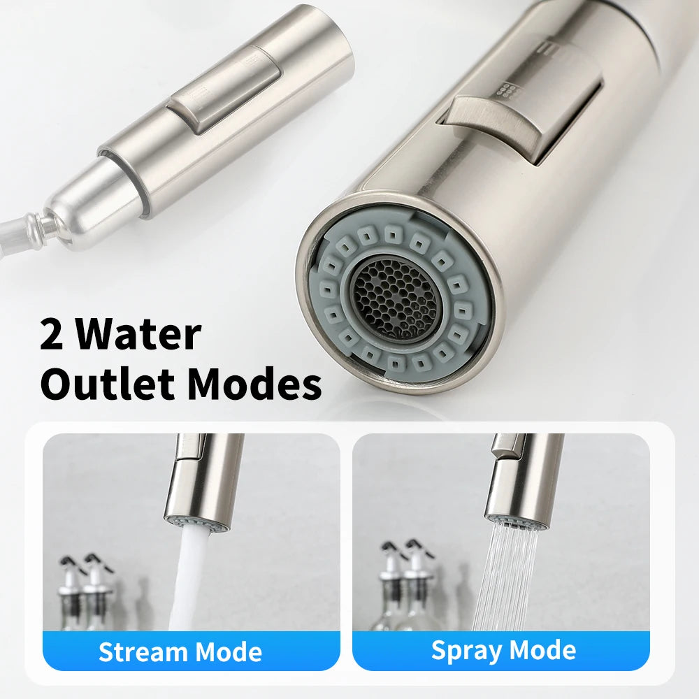 Smart Touch Kitchen Faucet - Crane Design with Sensor Technology - Cook Lux