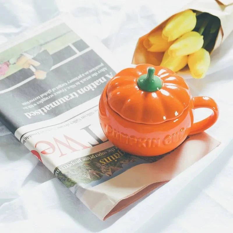 Pumpkin Ceramic Cup - Cozy and Stylish Breakfast Companion - Cook Lux
