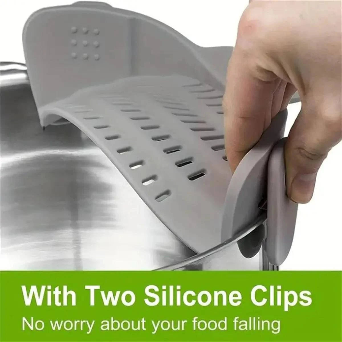Adjustable Clip-On Strainer Your Kitchen's New Essential - Cook Lux