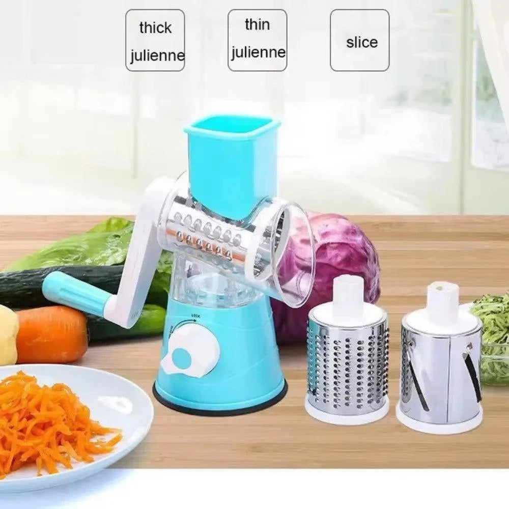 Manual Rotary Grater - Versatile Kitchen Tool - Cook Lux