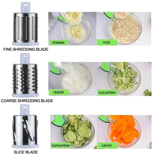 Manual Rotary Grater - Versatile Kitchen Tool - Cook Lux