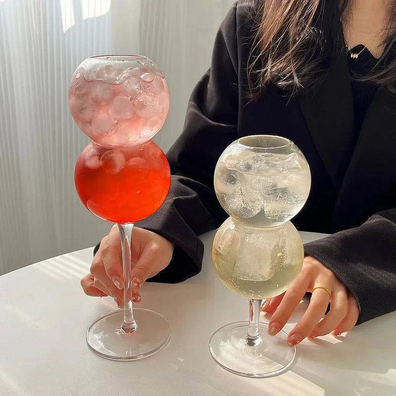 Creative Goblet Bubble Ball Glass: Versatile Elegance for Every Drink - Cook Lux