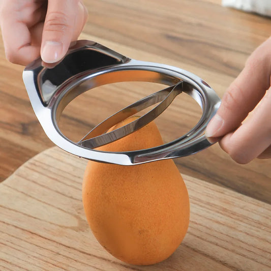 Easy-to-use mango splitter for smooth slicing