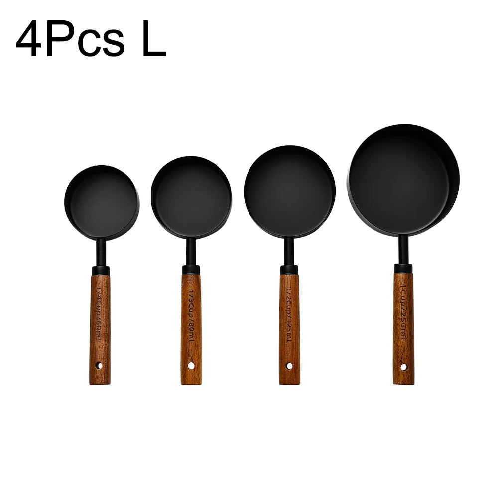 Accurate measurement spoons, high-gloss gold plated finish.