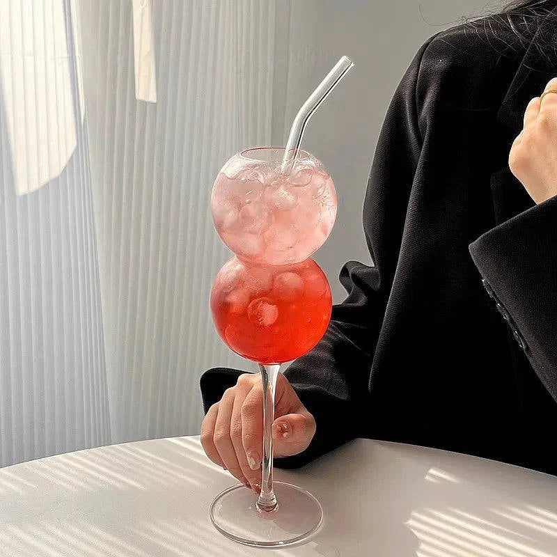 Creative Goblet Bubble Ball Glass: Versatile Elegance for Every Drink - Cook Lux