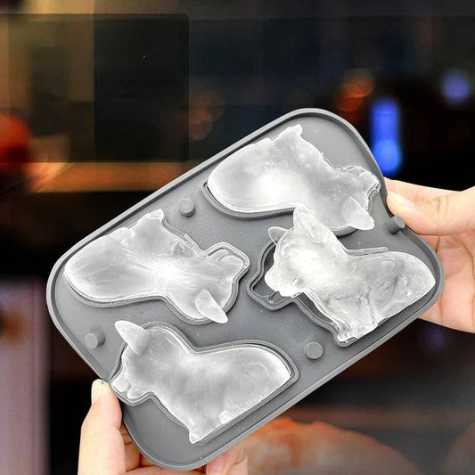 3D Dachshund or Corgi Ice Molds - Fun Dog-Shaped Silicone Ice Cube Trays, Perfect Gift for Dog Lovers - Cook Lux