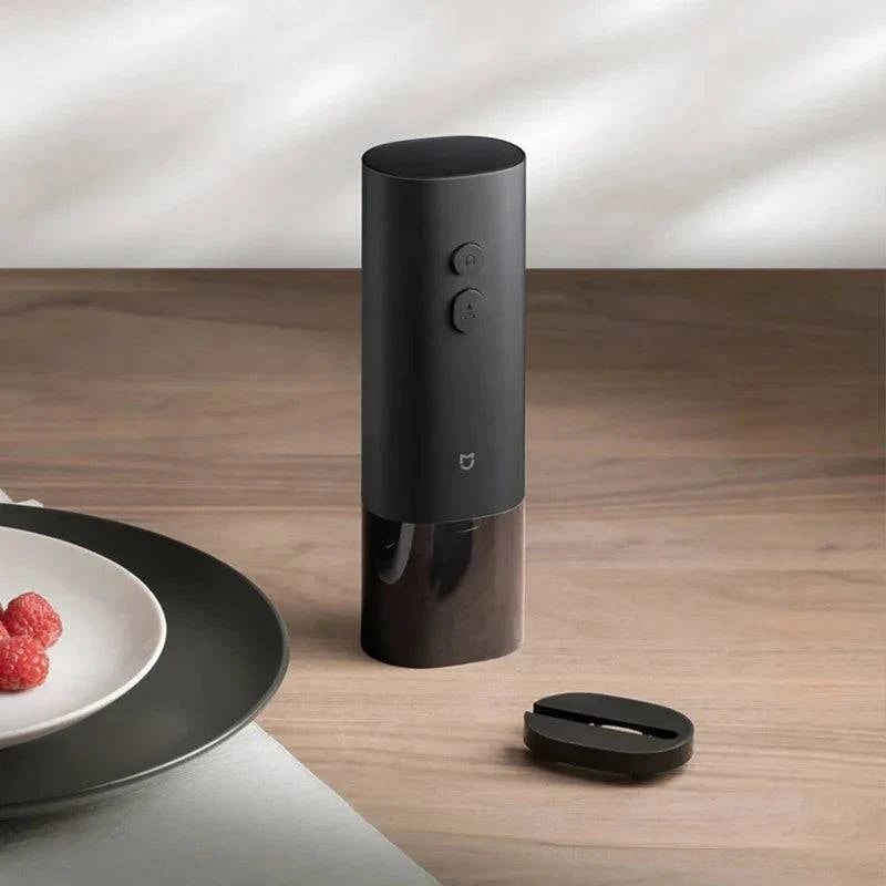 Battery-operated wine corkscrew with sleek design