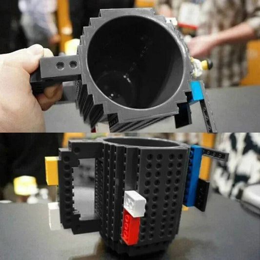 Build-on Brick Coffee Mug - A Creative and Fun Cup - Cook Lux