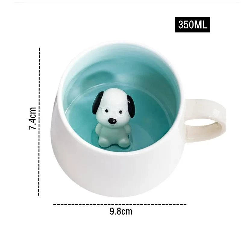 Adorable Animal Ceramic Mug (350ml) - Cook Lux