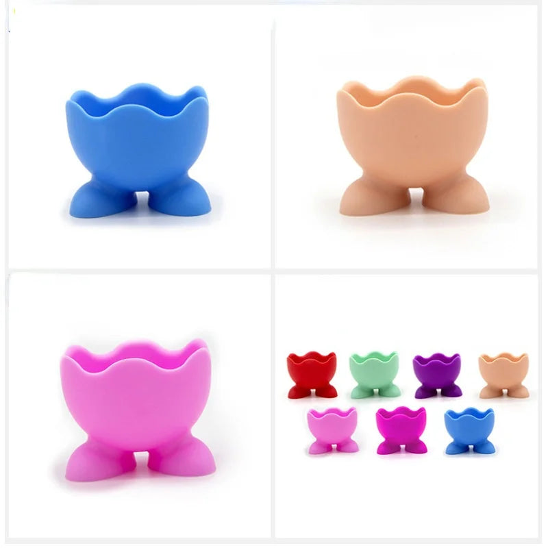 Dishwasher safe silicone egg cups