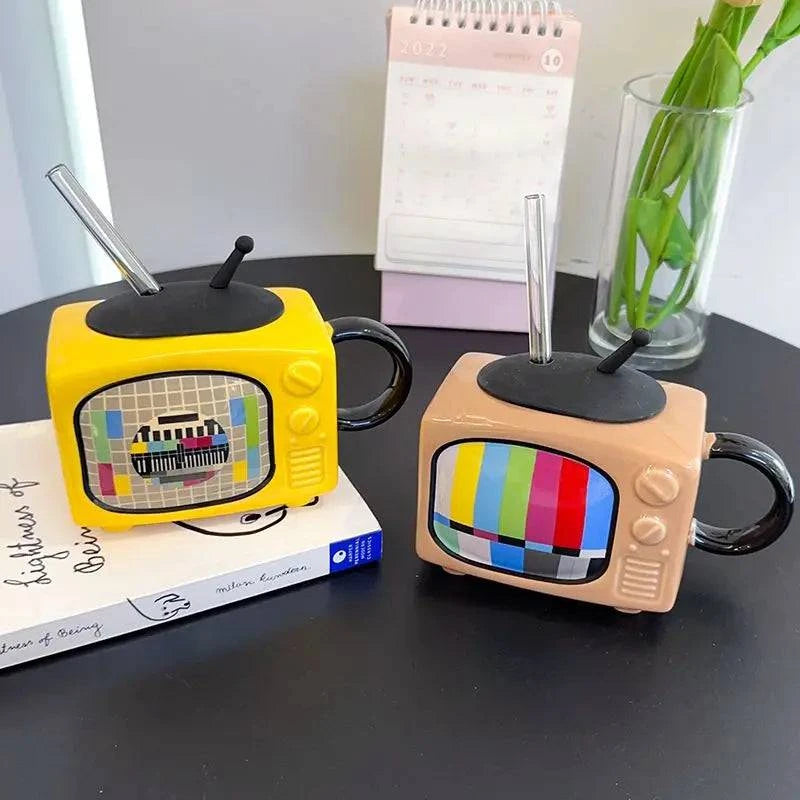 Indulge in Nostalgic Charm with Our TV Mug - Cook Lux