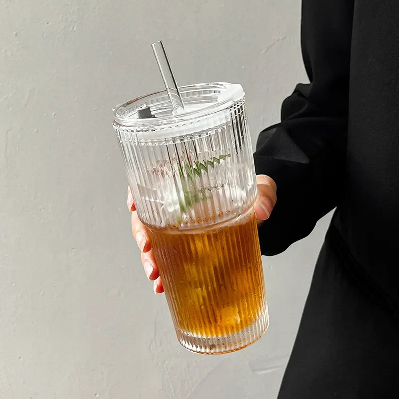 Minimalist 600ml cold drink glass