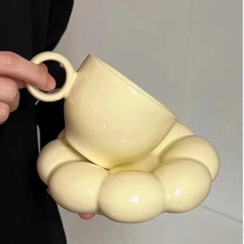 Indulge in Cloud Nine with Our Cloud Ceramic Mug Set - Cook Lux